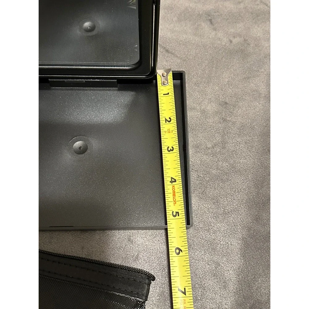 3- Mary Kay Face Case Mirror Black Foldable Travel Vanity Mirror with Pouch New